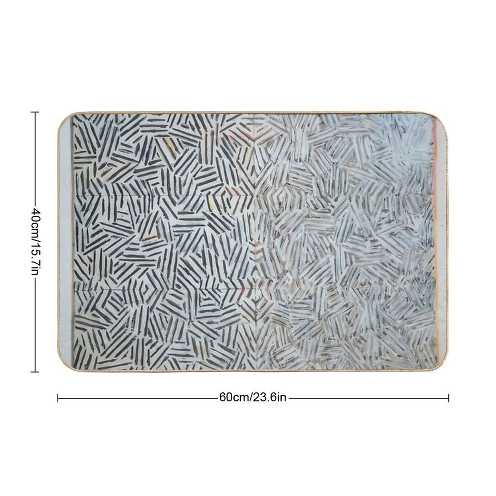 Jasper Johns  Dirt-Trapping Bath Mat