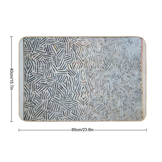 Jasper Johns  Dirt-Trapping Bath Mat
