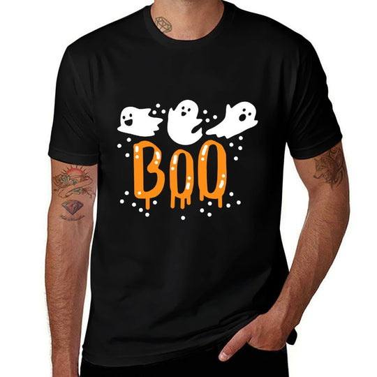Halloween Ghost Boo Cute  Lightweight T-Shirt