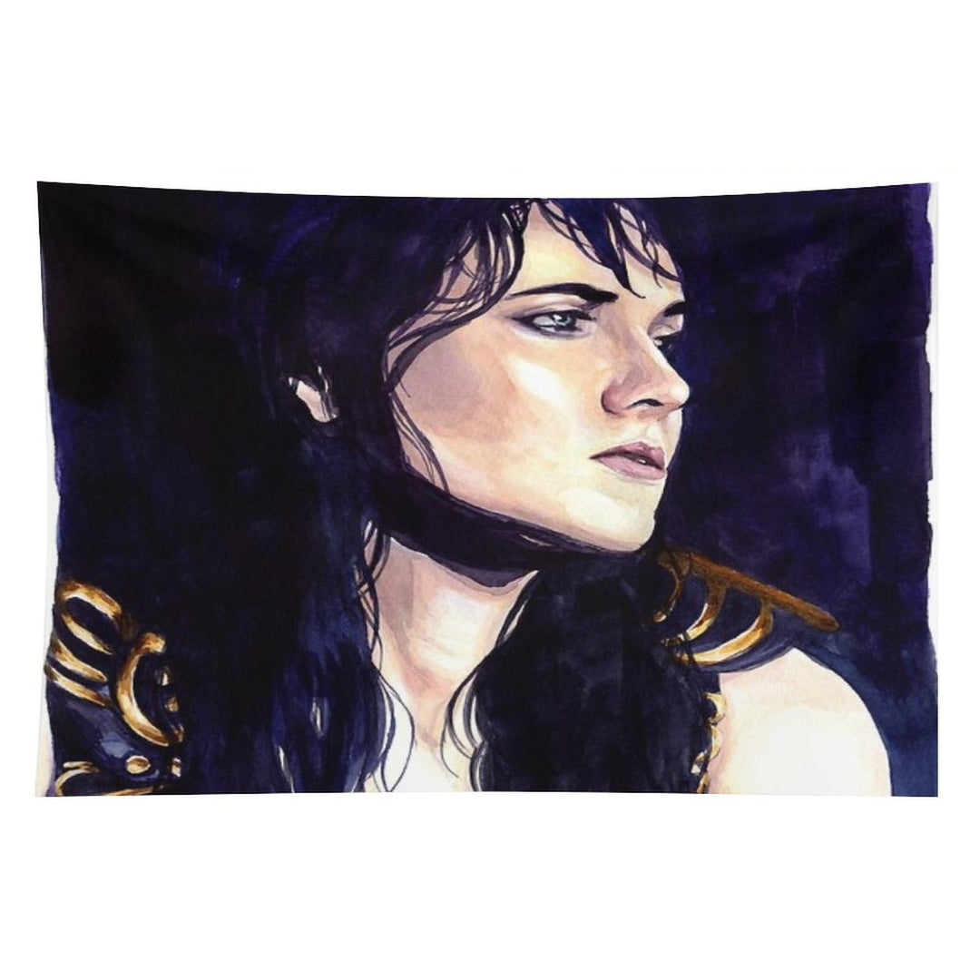 Damaged But Not Broken Watercolor Painting Tapestry