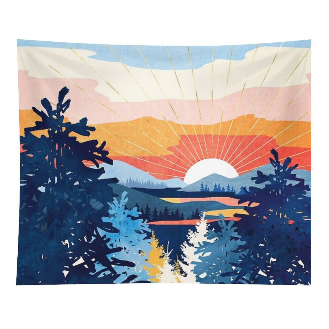 Sunset Lake Tapestry