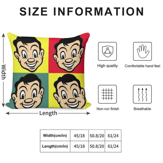 FOUR GUYS Soft Skin-Friendly Throw Pillow