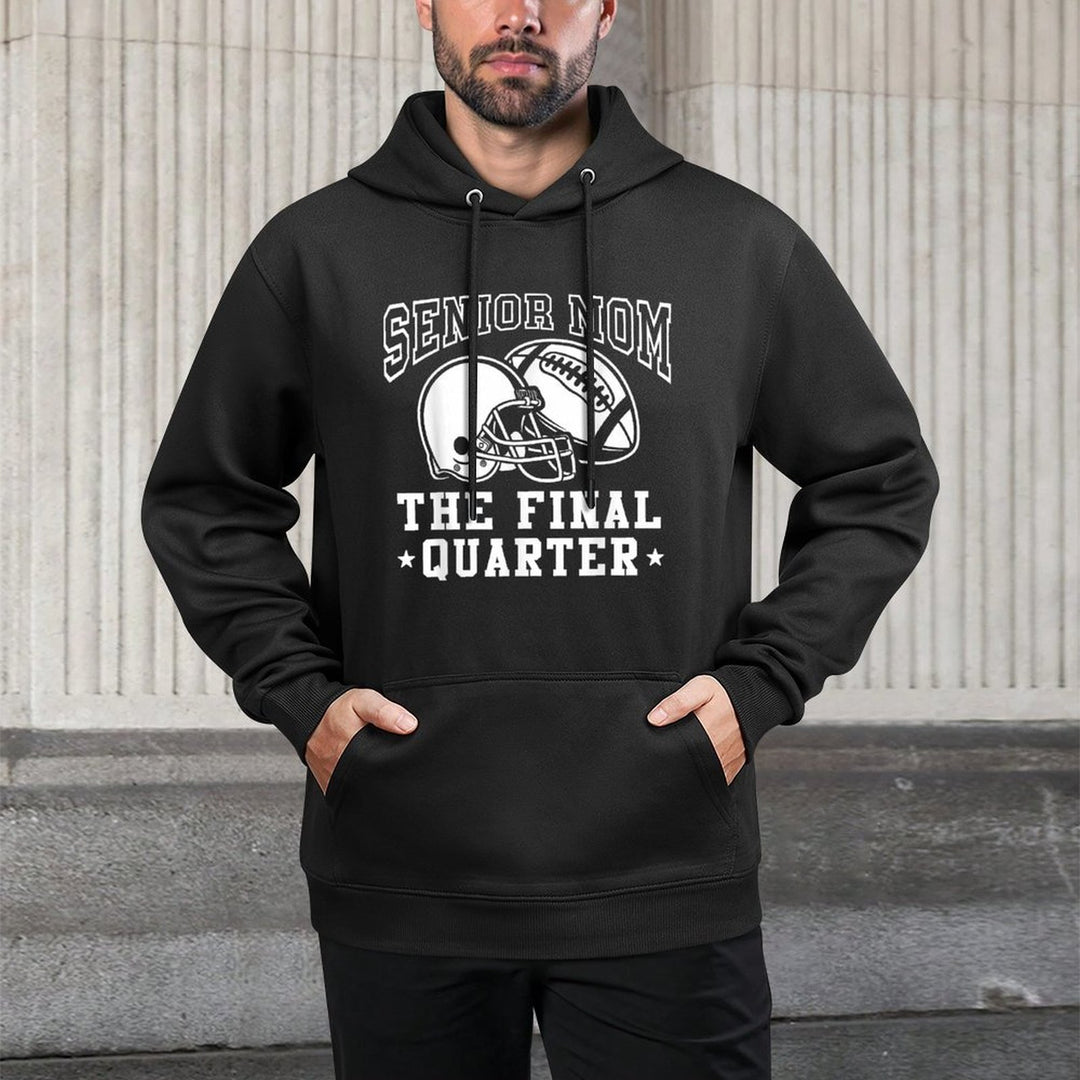 Senior Football Mom The Final Quarter Class of 2026 Moisture-Wicking Hoodie