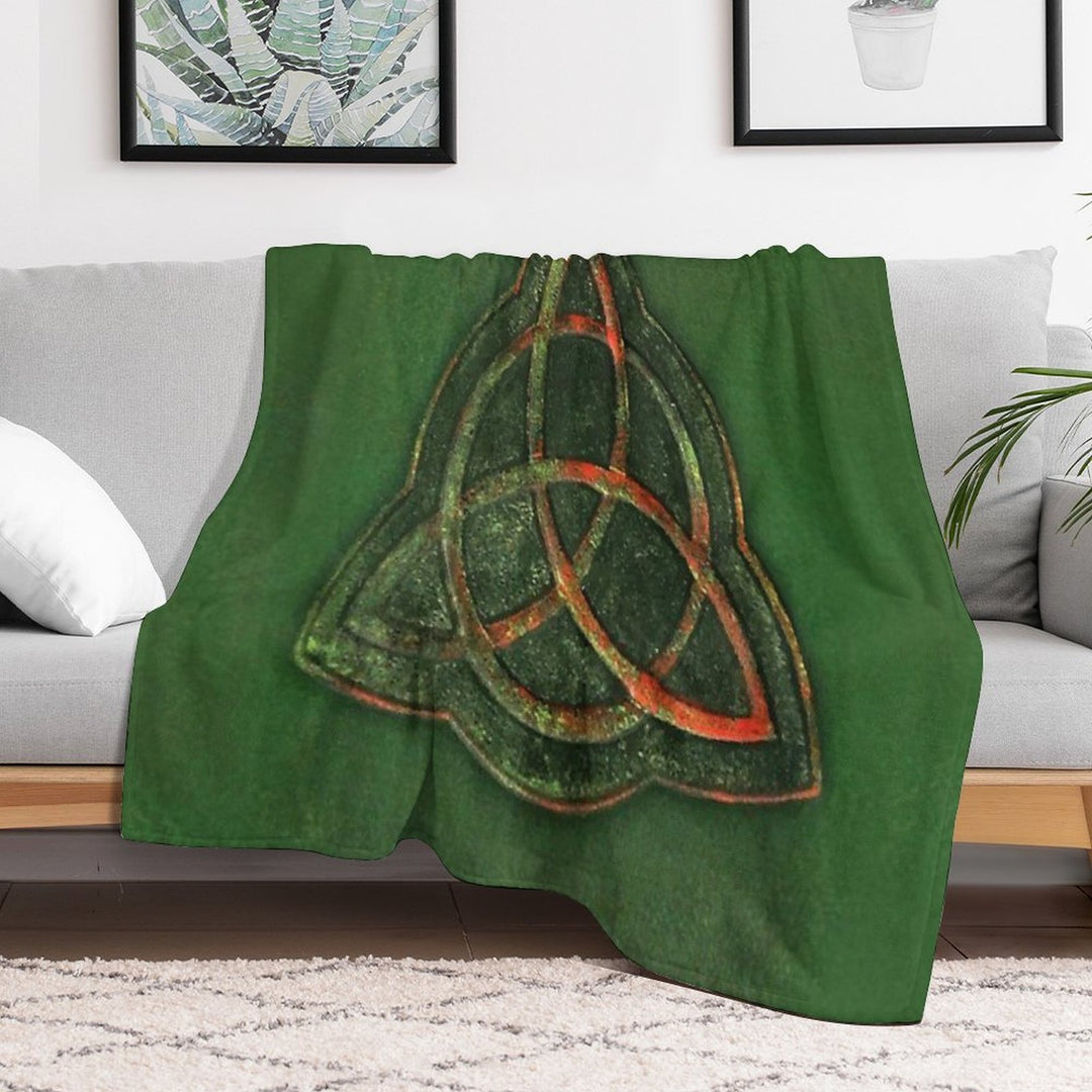 Book of Shadows - Charmed Triquetra Design Versatility Throw Blanket