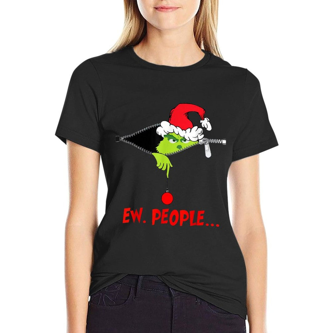 Funny Christmas Ew People Men Women Kid Boys Girls  Lightweight T-Shirt