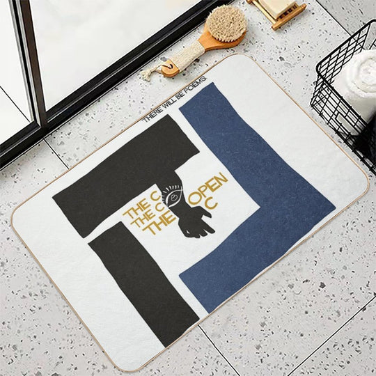 The C, The C, The Open C  Rapid-Drying Bath Mat