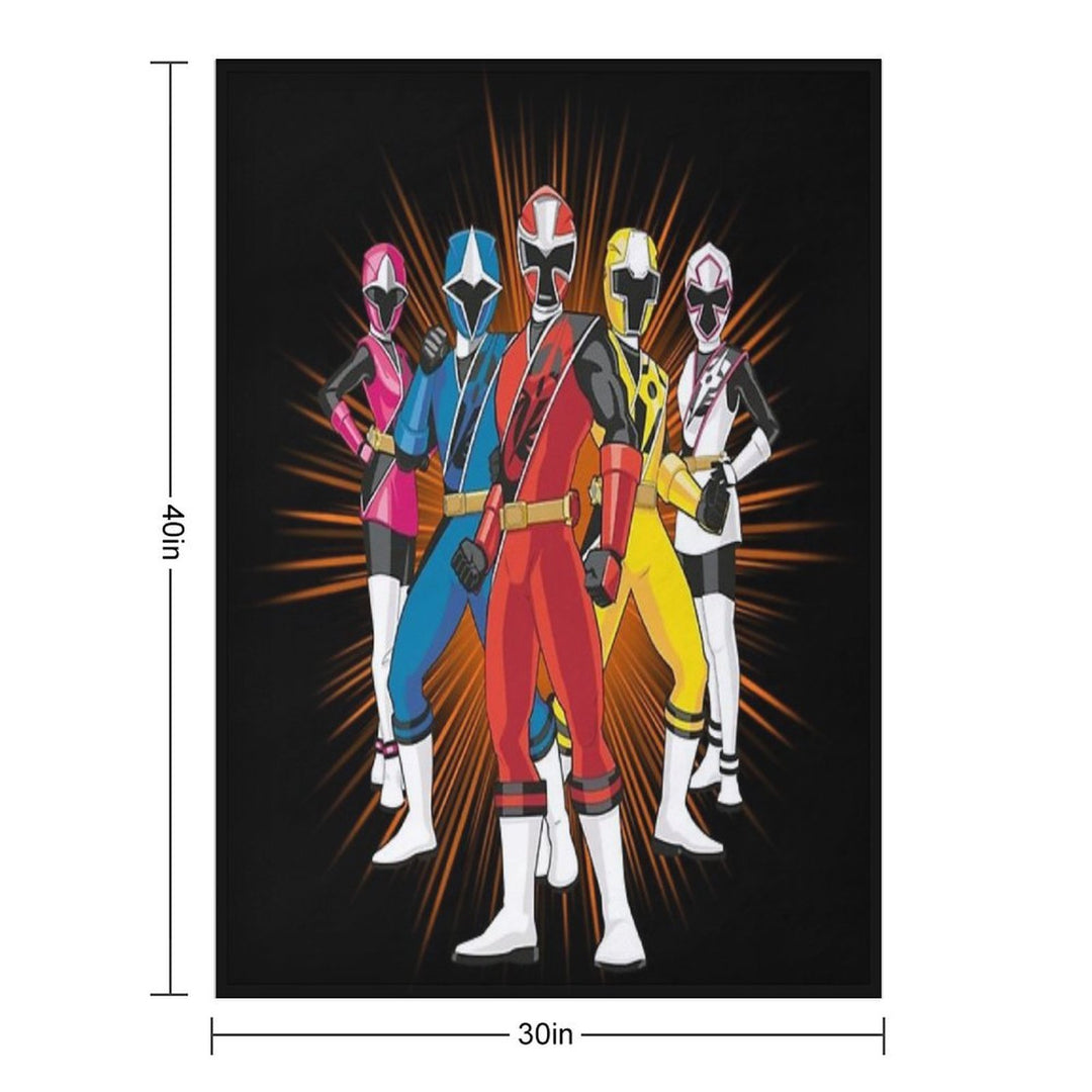 Ninja Ranger Shrink-resistant Throw Blanket