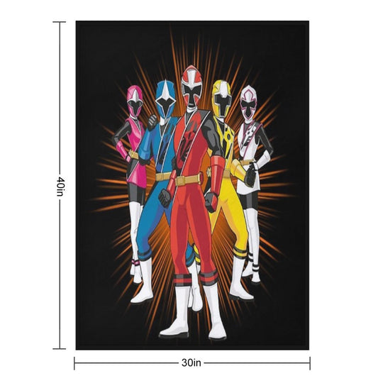 Ninja Ranger Shrink-resistant Throw Blanket