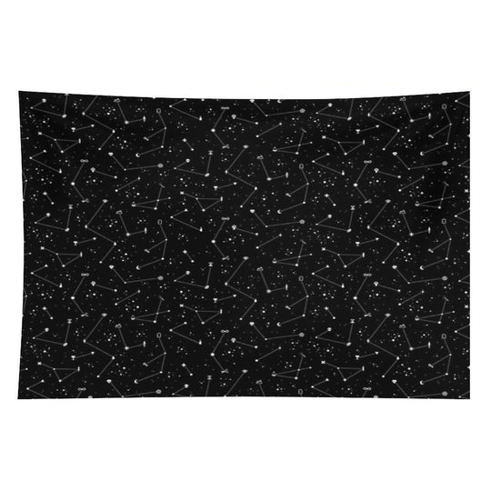 Constellations (Black) Tapestry