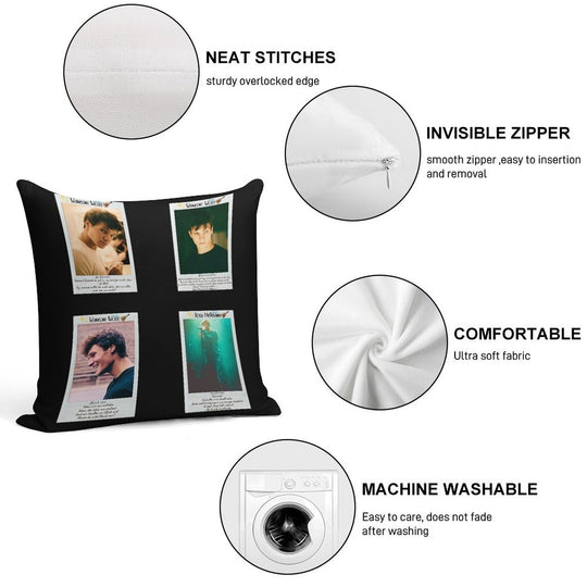 Wincent Weiss Lyrics HD Sticker Set  T Shirt Soft Multiple Sizes Throw Pillow