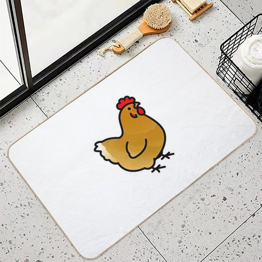 Chubby Chicken  Rapid-Drying Bath Mat