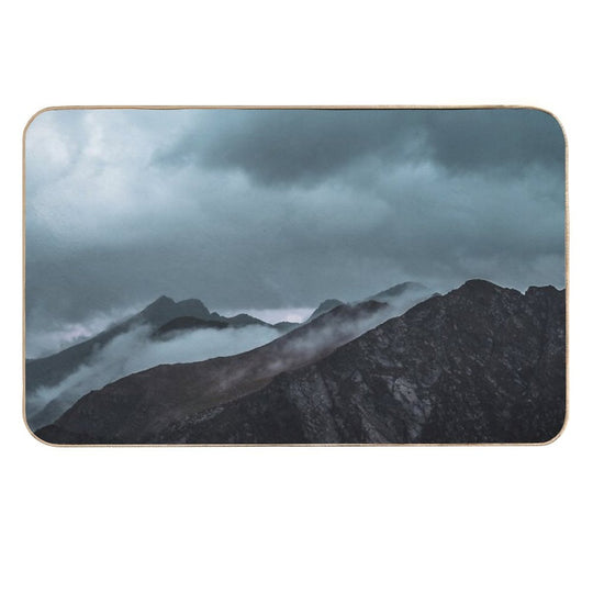 Misty Morning before The Summer Storm  Long-Lasting Bath Mat