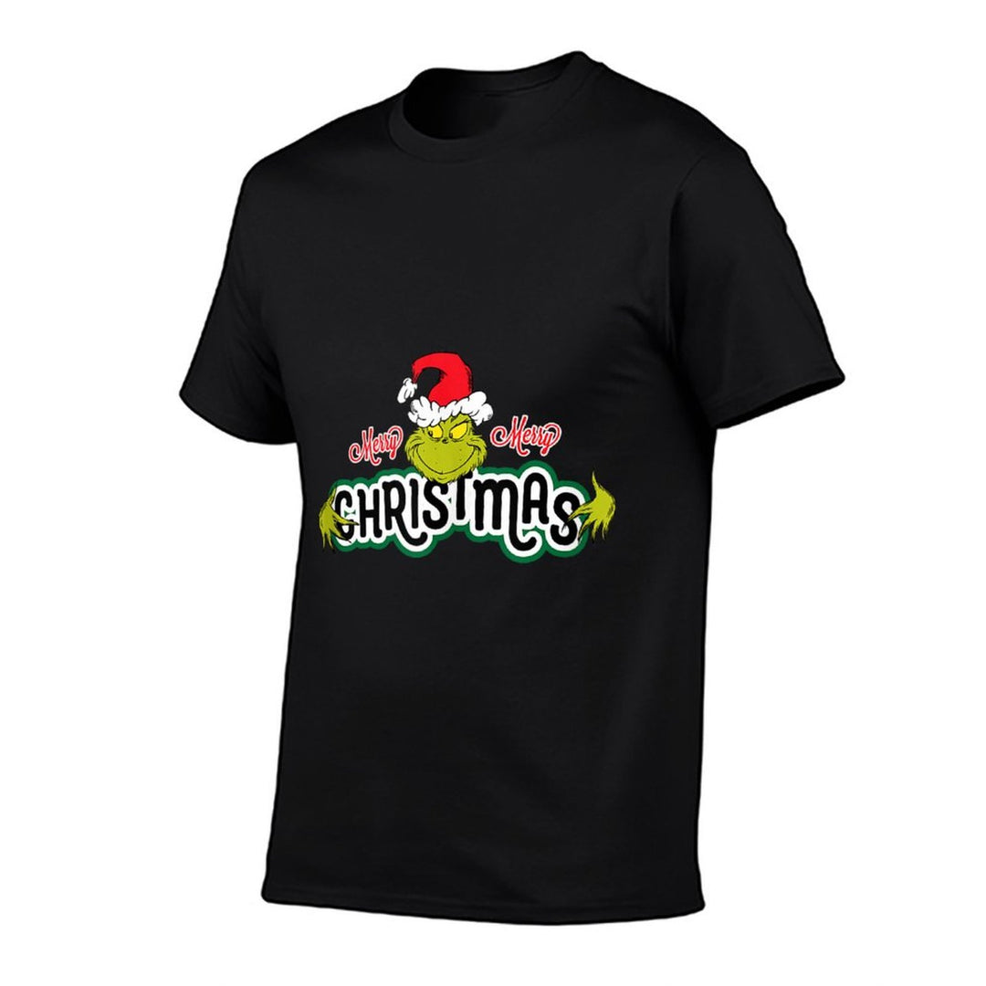 Dr. Seuss Grinch Hugs Christmas  High-quality Stitching T-Shirt