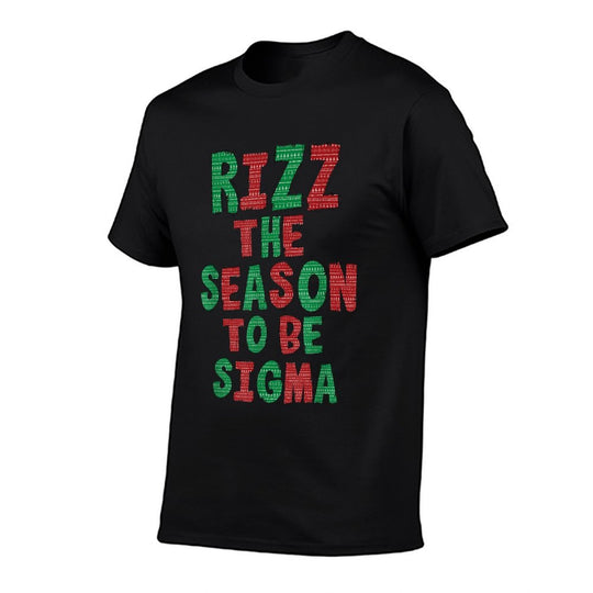 Rizz The Season - Funny Gen Alpha Slang Christmas Teacher  Relaxed-fit T-Shirt