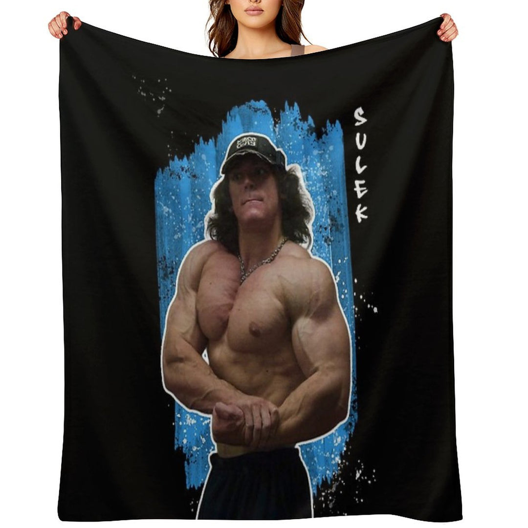 Sam Sulek Aesthetic Motivation Multi-functional Throw Blanket