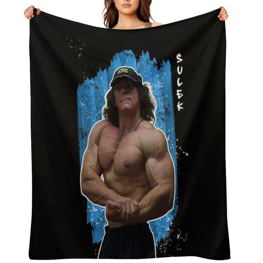 Sam Sulek Aesthetic Motivation Multi-functional Throw Blanket