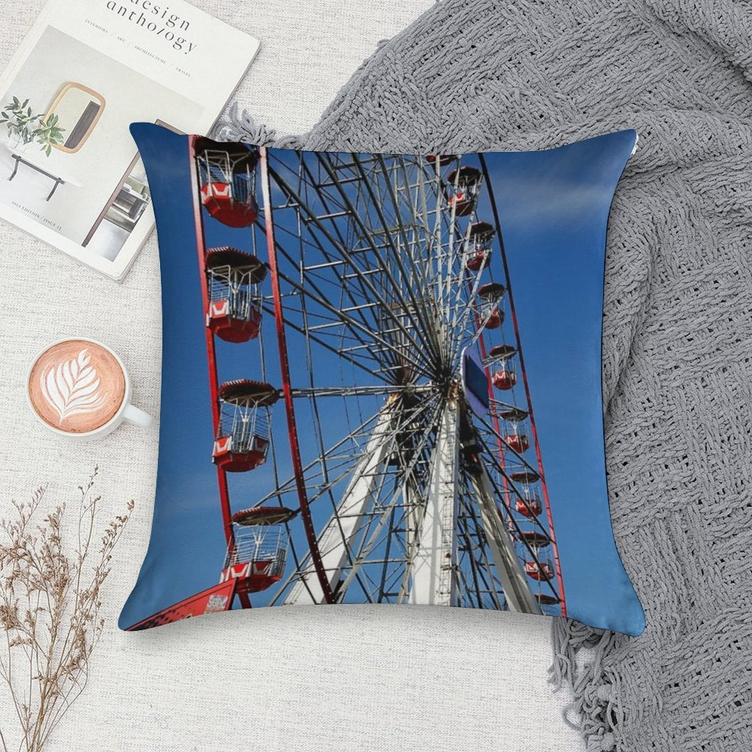 Oh Wheelie Soft High-Density Material Throw Pillow