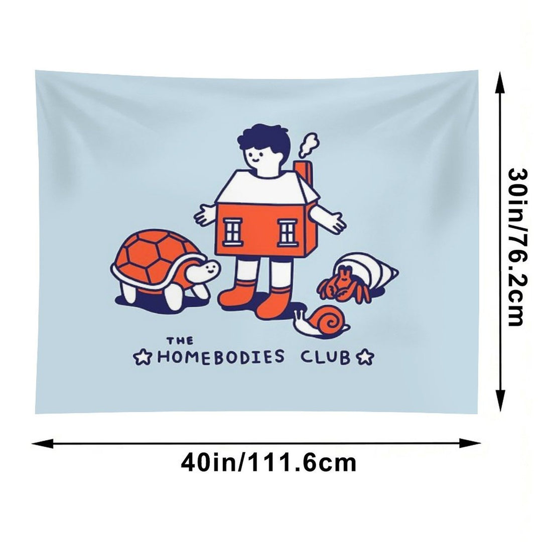 The Homebodies Club Tapestry
