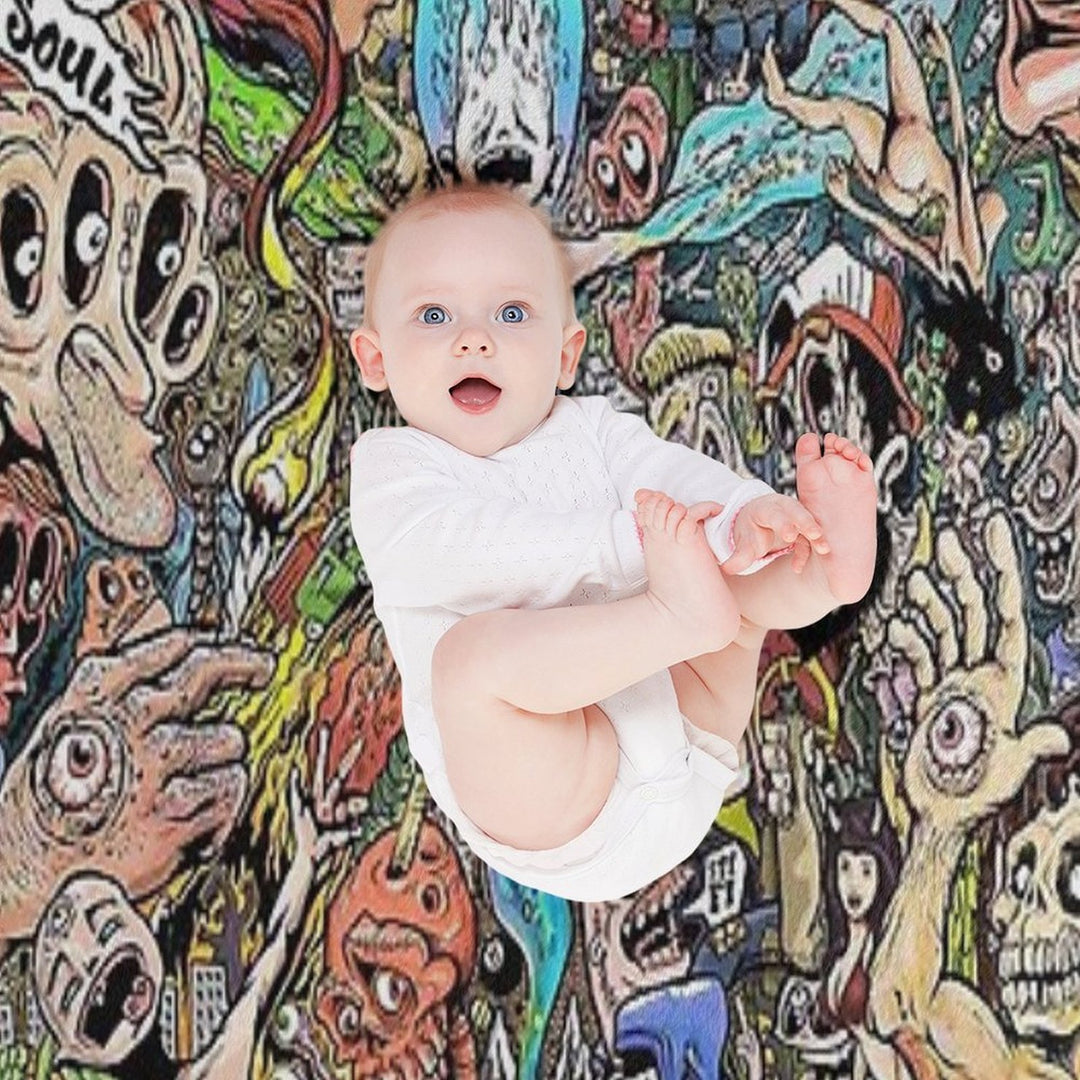 Sticky Fingers Caress Your Soul Eco-conscious Throw Blanket