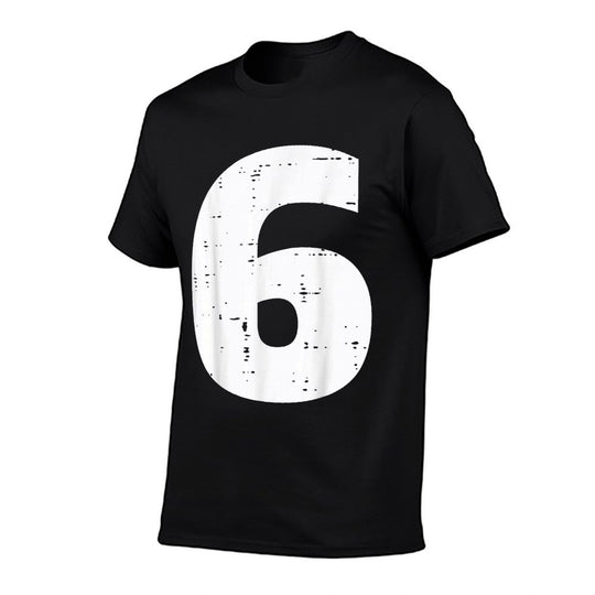 Number 6 Matching 67 Meme Halloween 6th Birthday Kids Boys  Rolled Sleeves T-Shirt