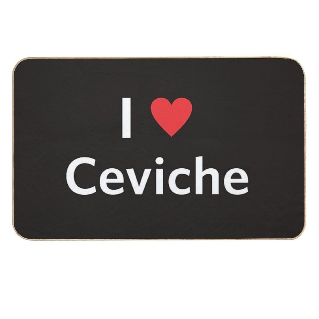 Peruvian Seafood,ceviche  Anti-Trip Bath Mat