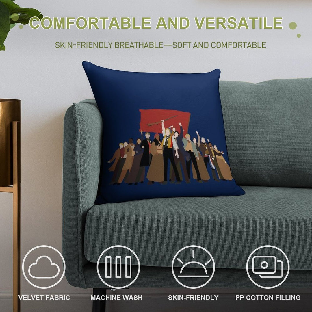 Les Mis One Day More Soft Easy Maintenance Throw Pillow