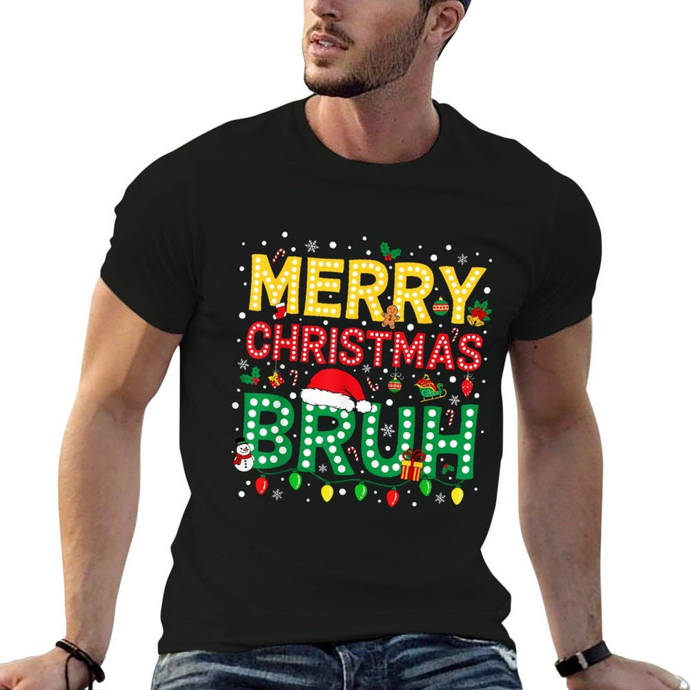 Bruh Christmas Bruh Merry Christmasns Boys Men Christmas  Classic T-Shirt