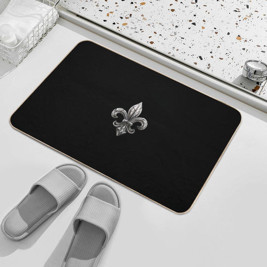 Fleur De Lis  Slip-Resistant Bath Mat