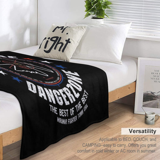 Highway To The Danger Zone Premium Throw Blanket