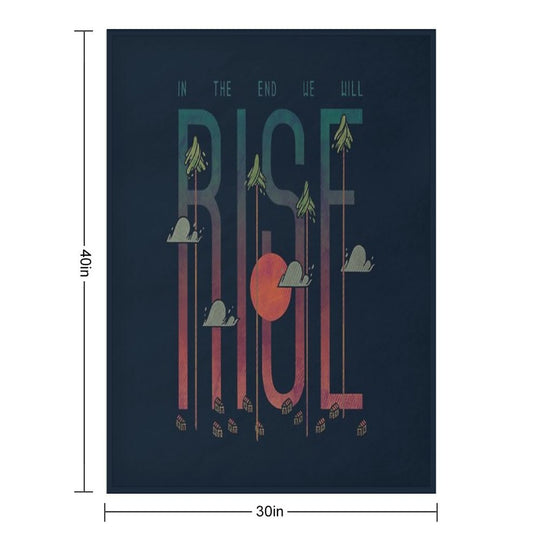 Rise Sustainable Throw Blanket