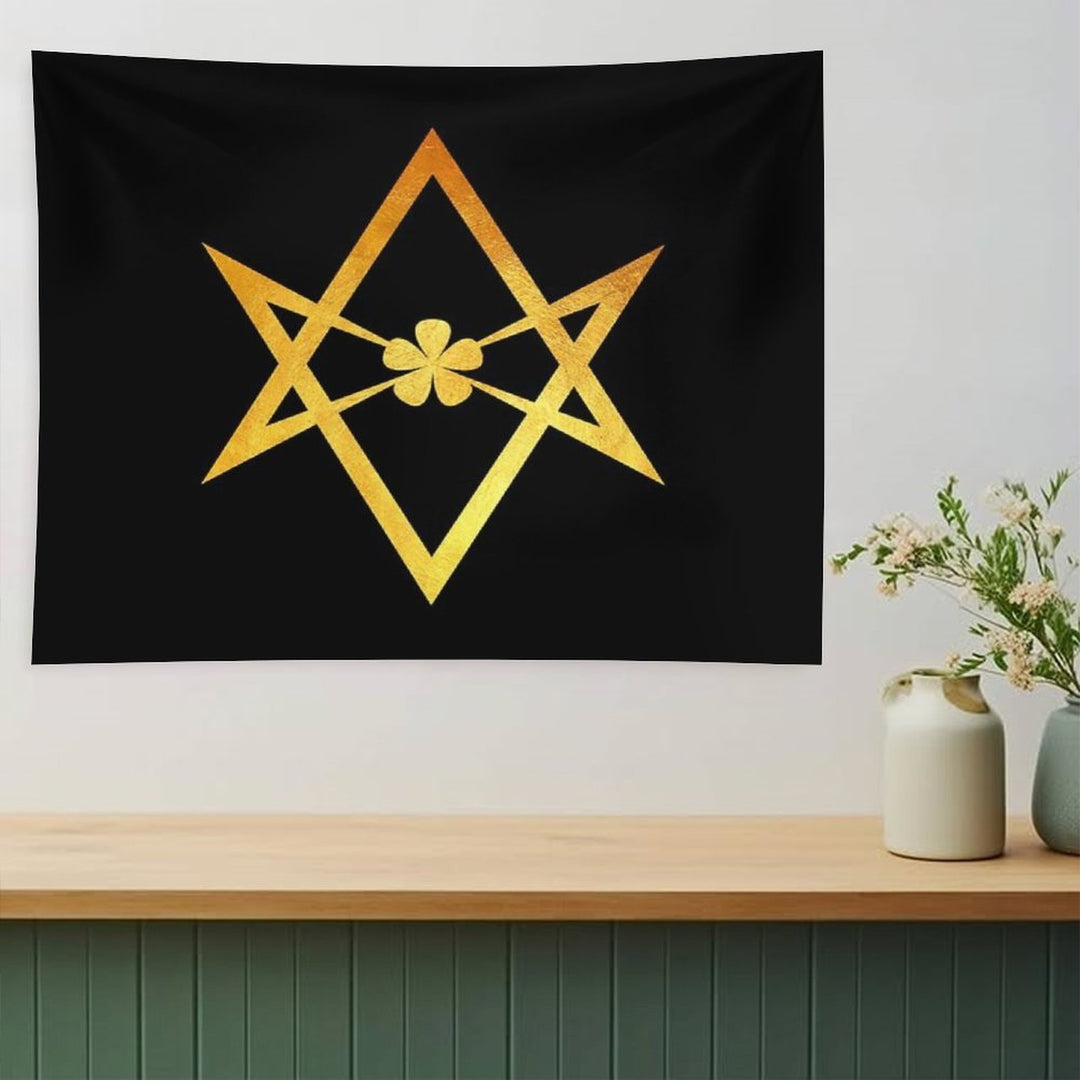 Thelemic Unicursal Hexagram Tapestry