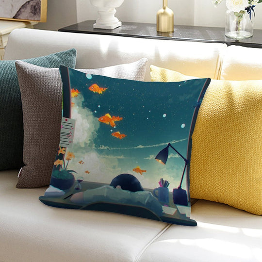 Dreaming... Soft Anti-Pilling Throw Pillow