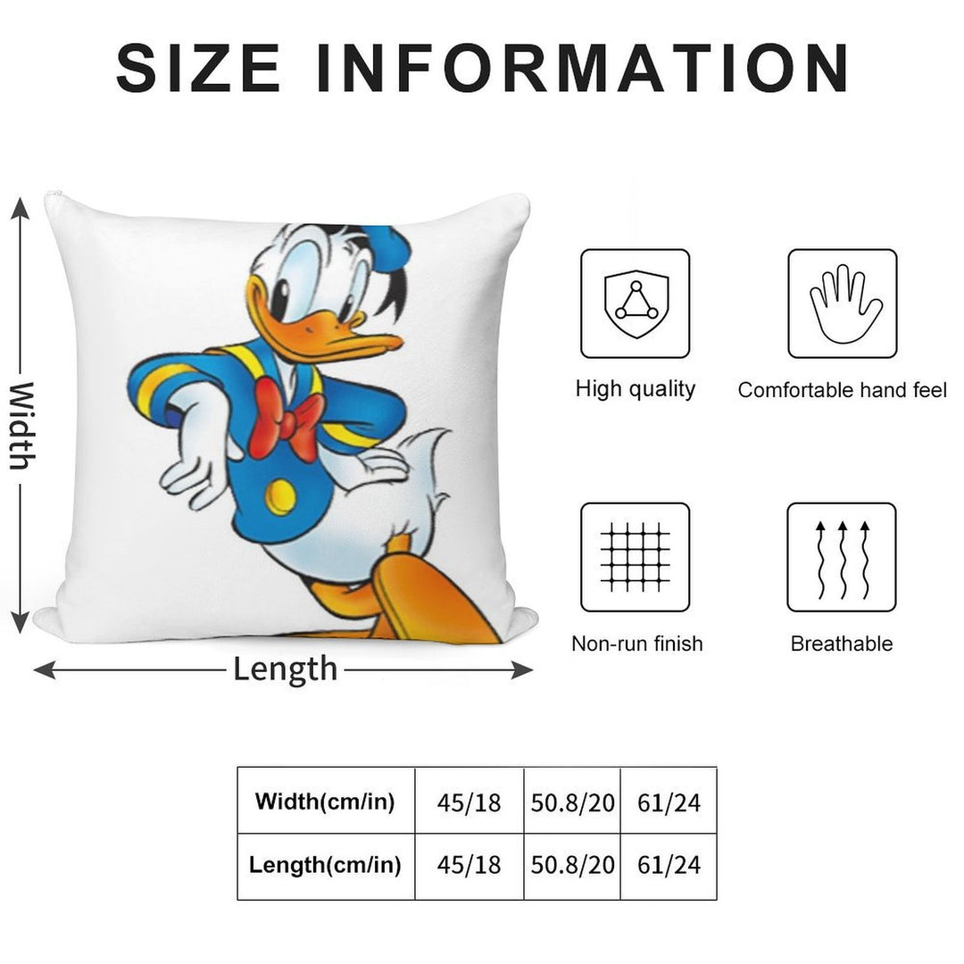 Donald Duck A Character of High Standing Soft Multiple Sizes Throw Pillow