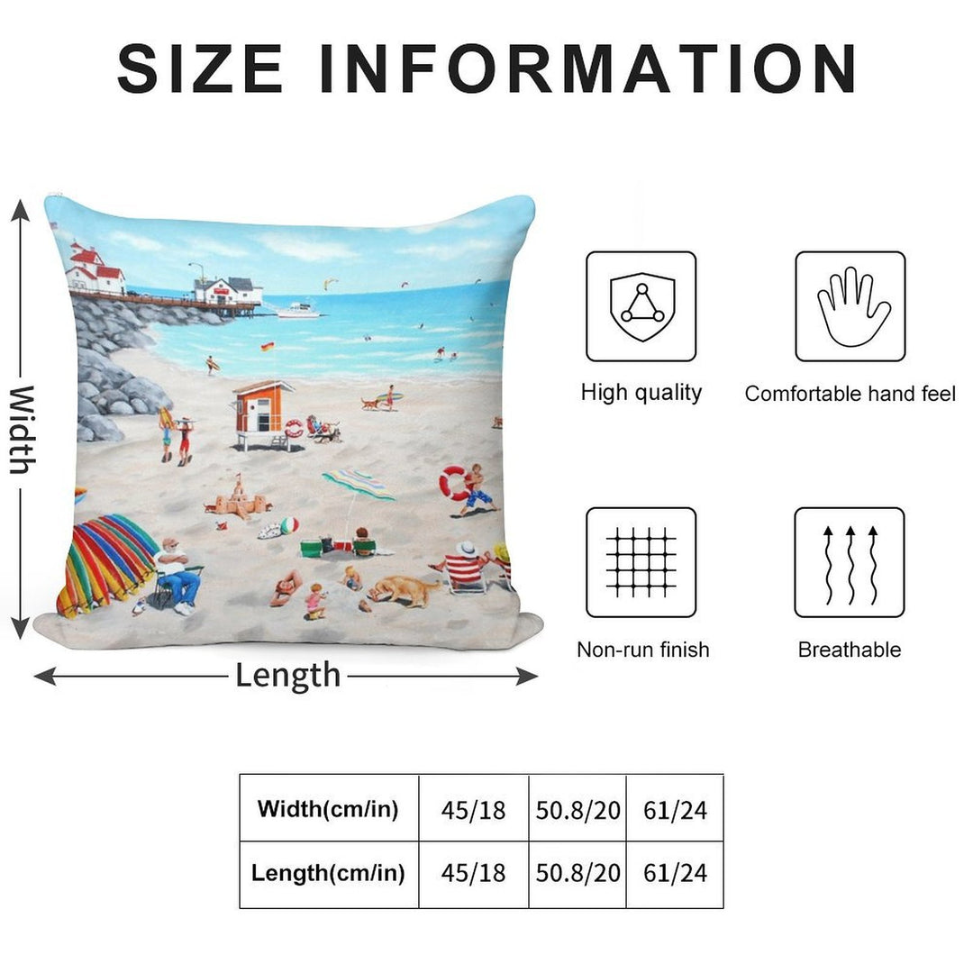 Dog Day Afternoon Soft Gift Ready Throw Pillow