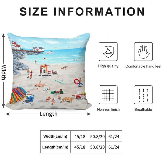 Dog Day Afternoon Soft Gift Ready Throw Pillow