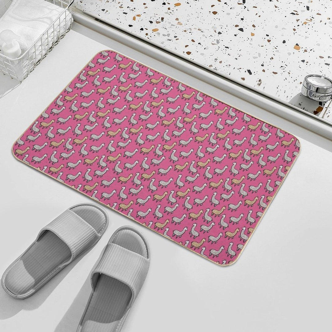 Me Llamo Llama Durable Bath Mat