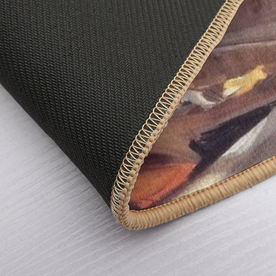 Le Quai Des Grands Augustins   1909 by Edward Hopper  Dirt-Trapping Bath Mat