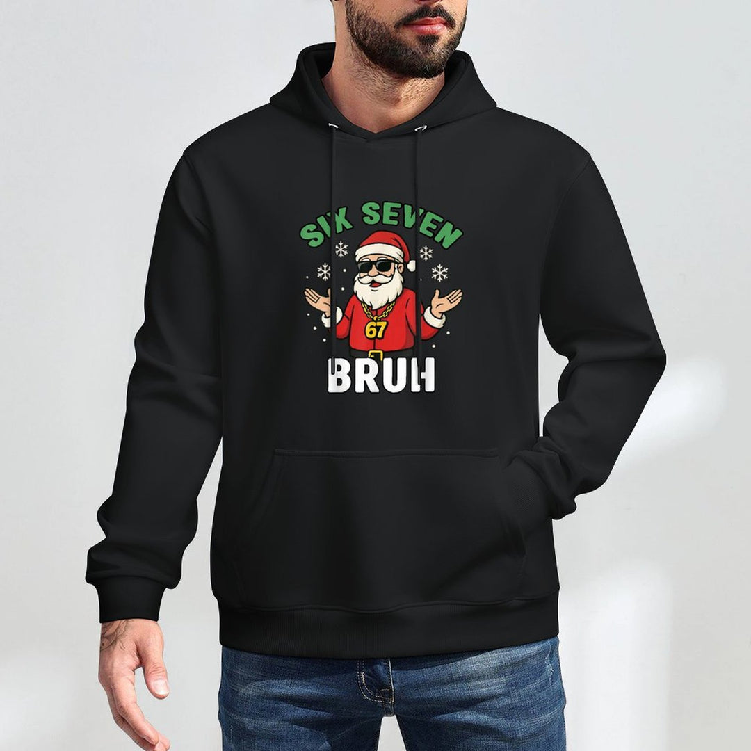Six Seven 67 Christmas 6 7 Bruh Boys Kids 6-7 Meme Youth Layering Staple Hoodie