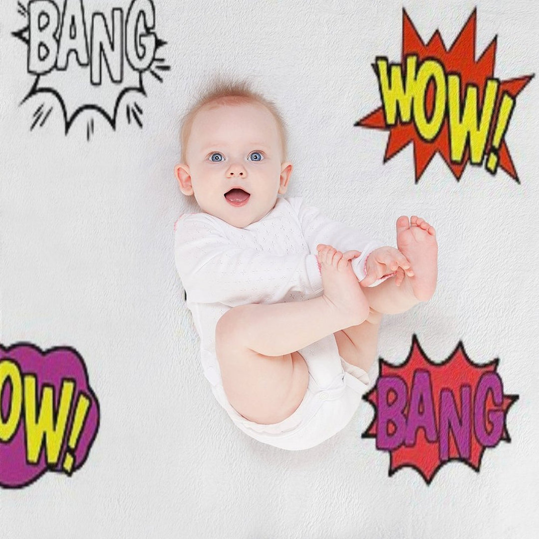 Pop Art Comic Book Style - LBC Easy Care Throw Blanket