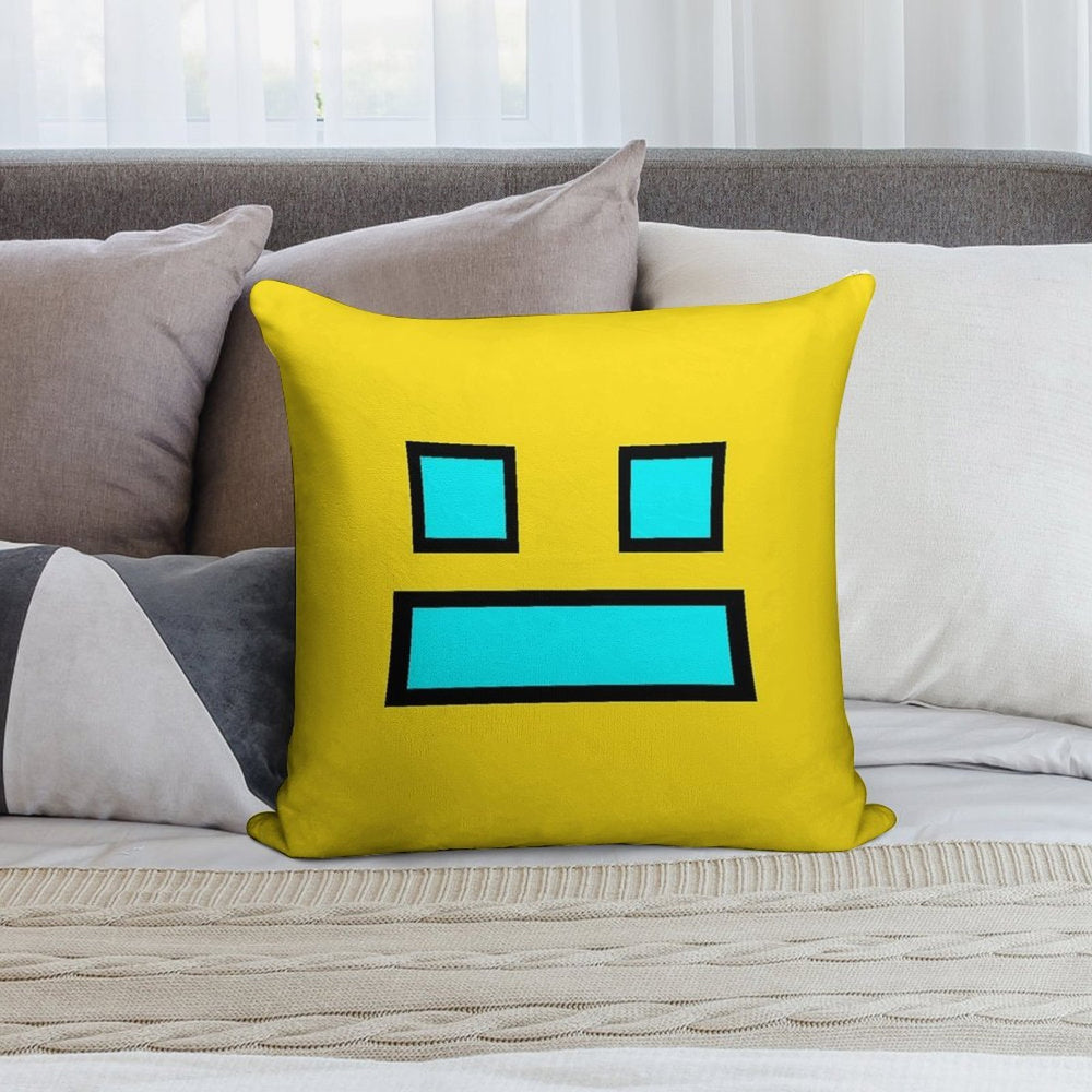 Funny Gaming Soft Short Plush Fabric Throw Pillow