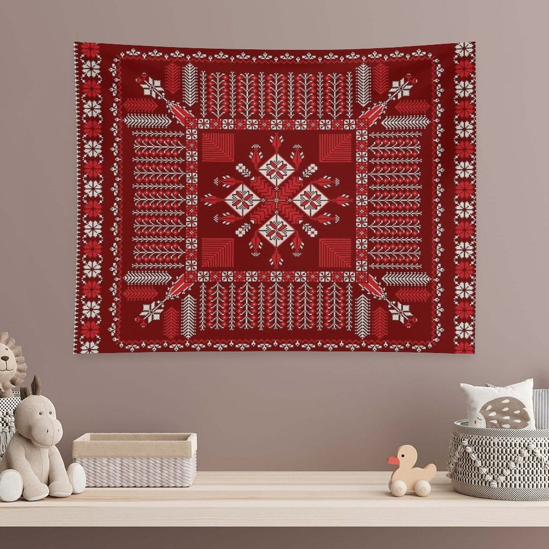 Tatreez Pattern Tapestry