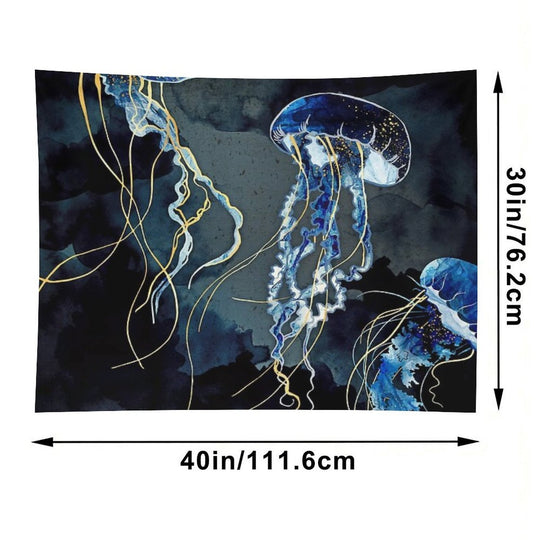 Metallic Ocean III Tapestry