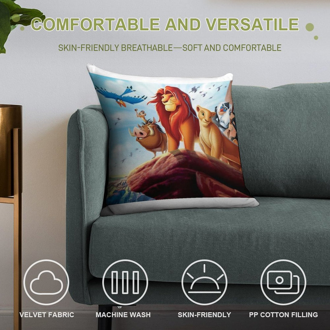 The Lion King Soft Home Decor Throw Pillow