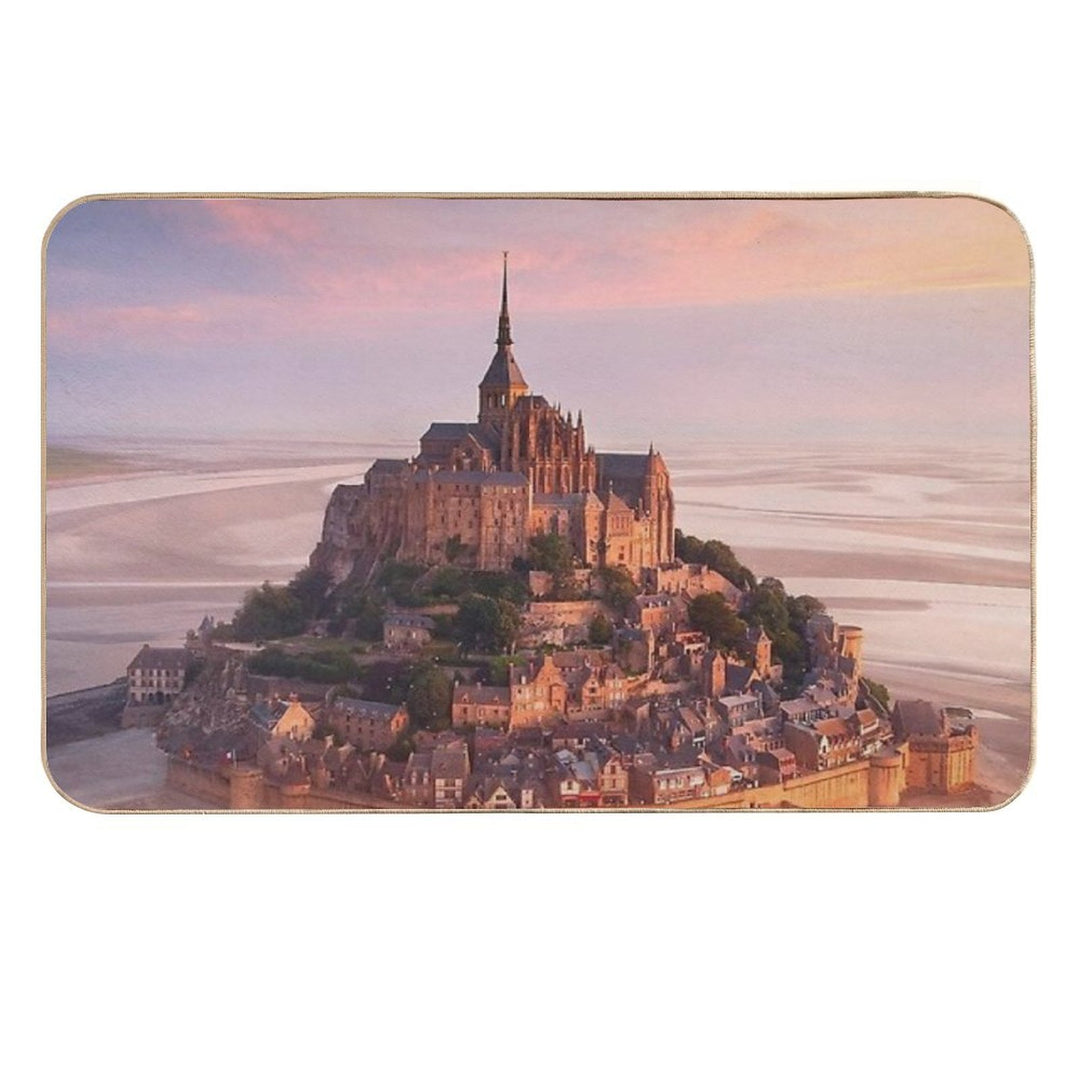 Mont-Saint-Michel, France  Slip-Resistant Bath Mat