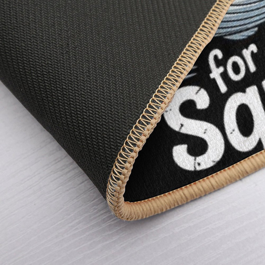 Inappropriate Meme Squirter Blue Whale  High-Traffic Bath Mat