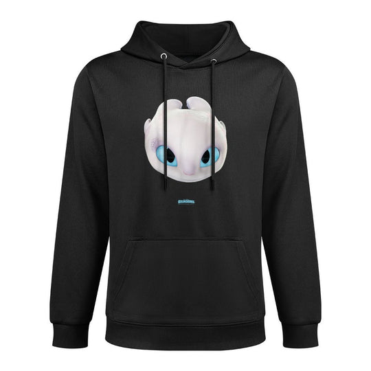 DreamWorks Dragons Light Fury Big Face Costume 3D Moisture-Wicking Hoodie