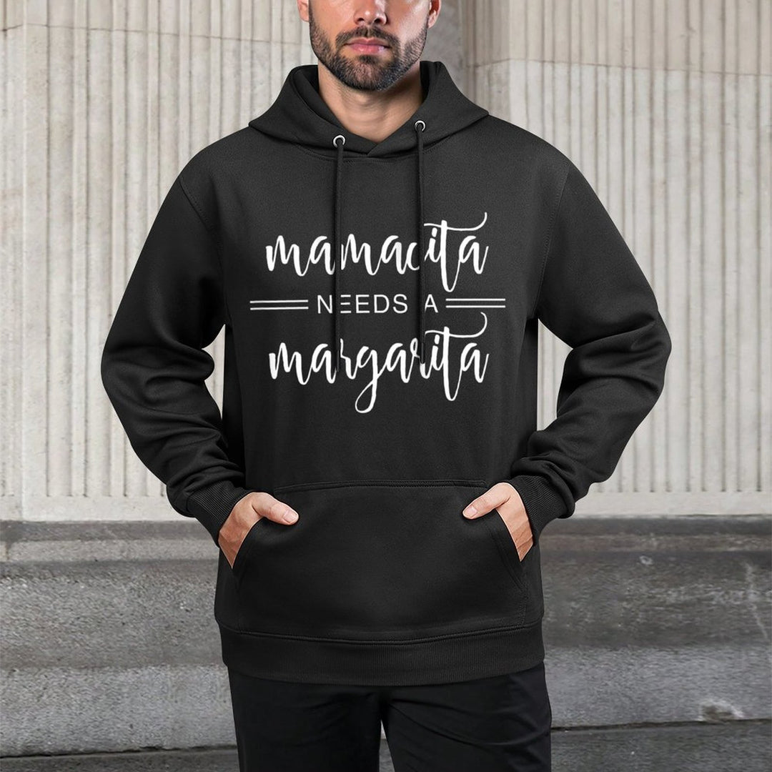 Womens Mamacita Needs A Margarita Breathable Fabric Hoodie