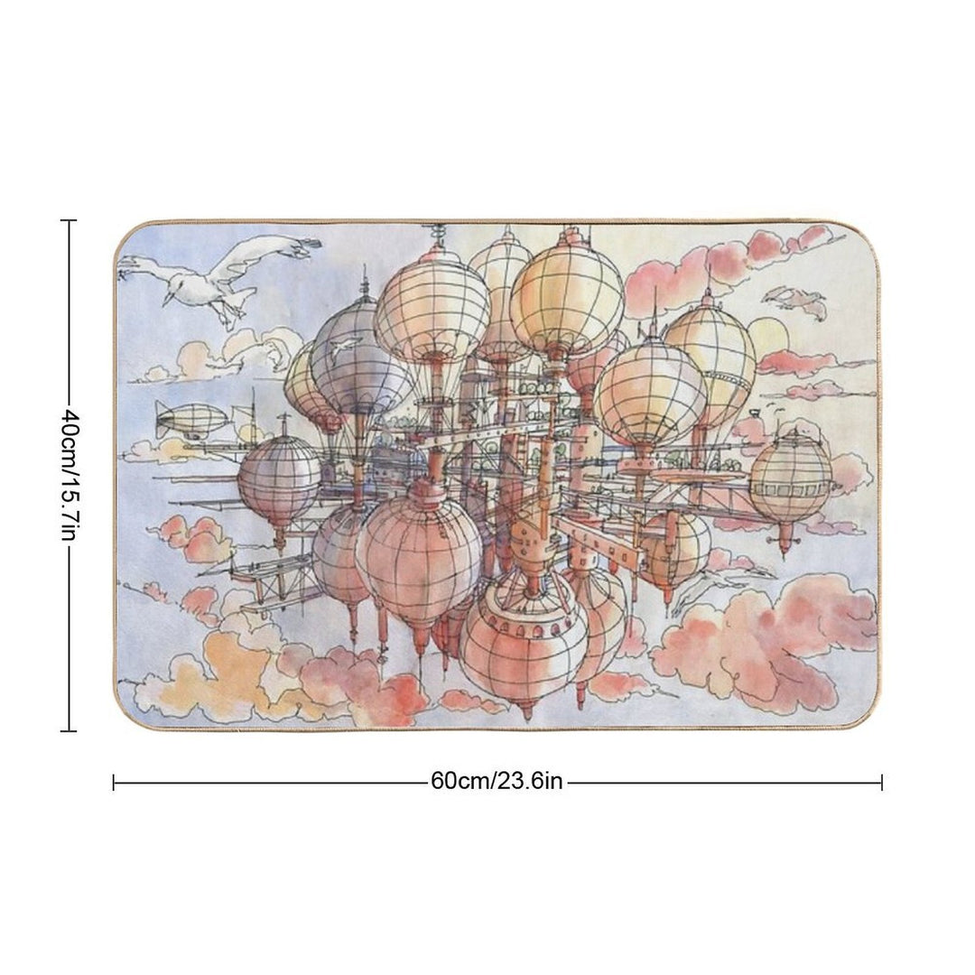 The Flying Village!  Pet-Safe Bath Mat