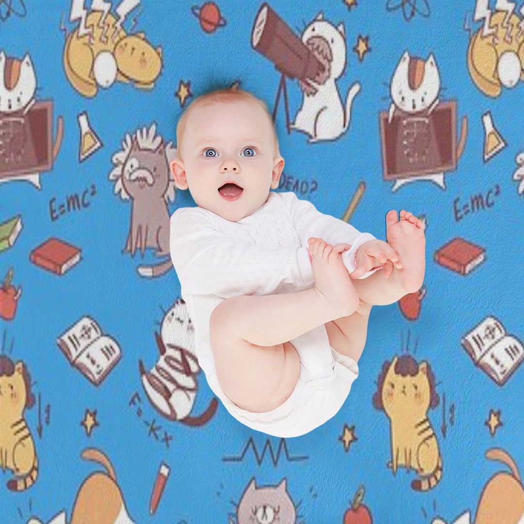 Science Kittens Anti-pilling Throw Blanket