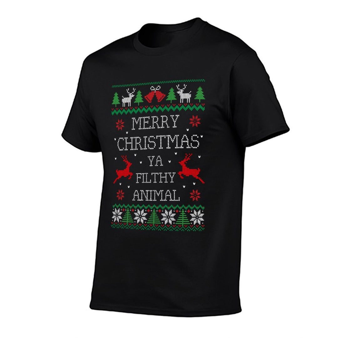 Merry Christmas Animal Filthy Ya Comfortable T-Shirt